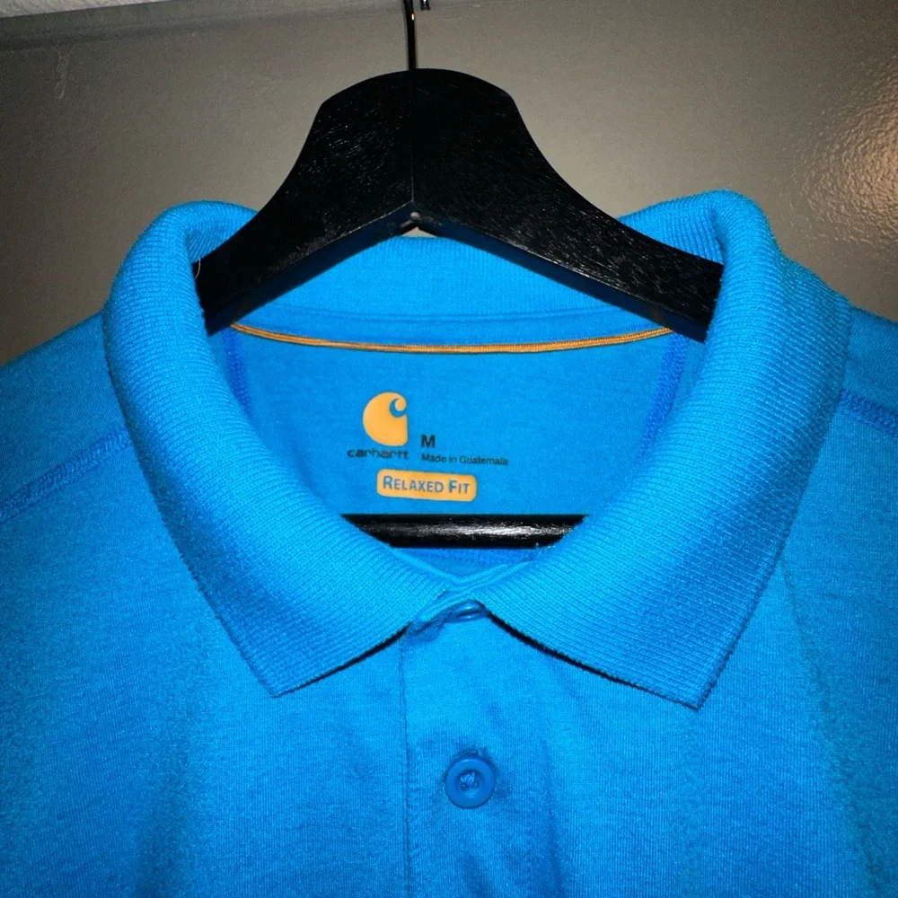 carhartt force extreme blue polo